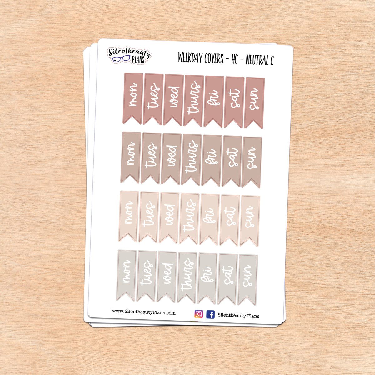 Solid Neutral Day Cover Flags | 3 Options