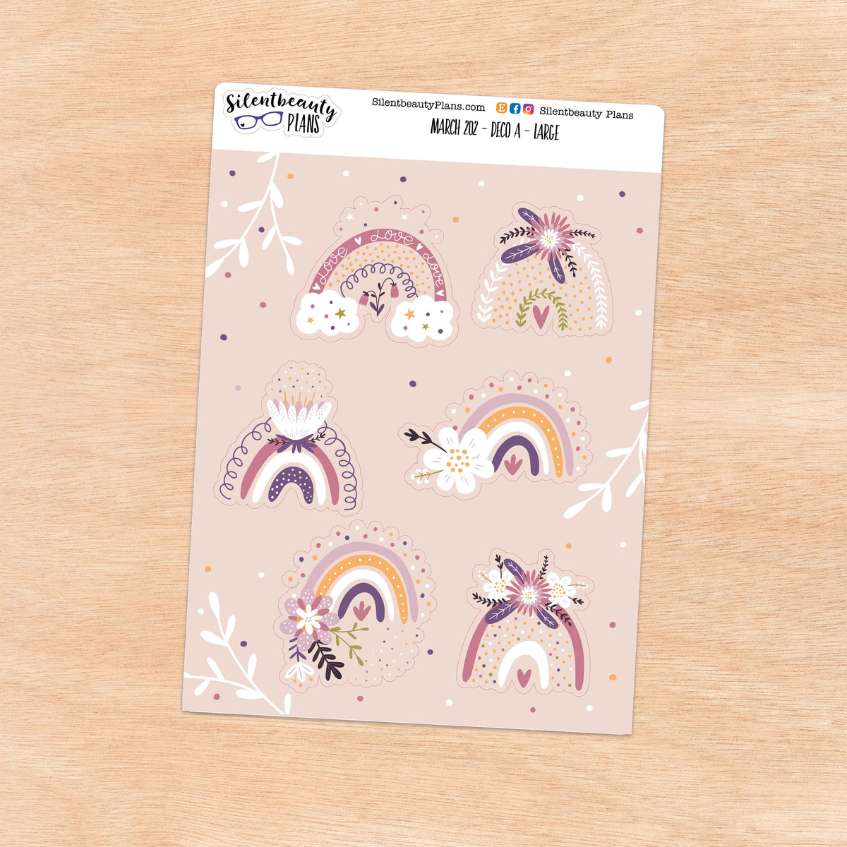 Floral Rainbows | March 2022 Deco
