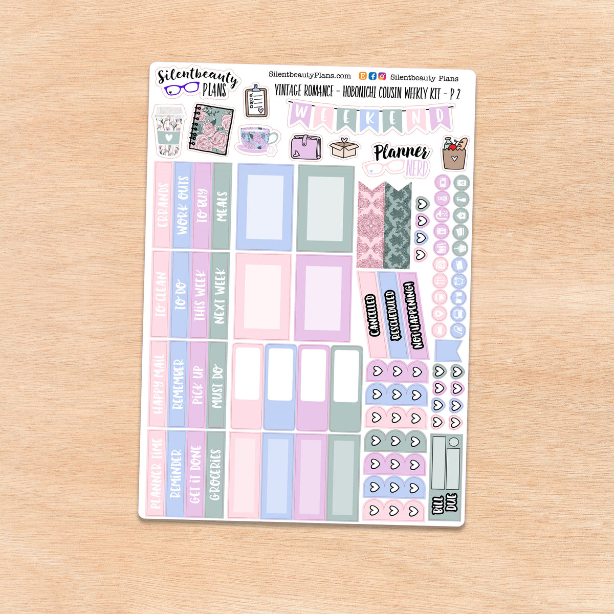 Vintage Romance | Hobonichi Cousin