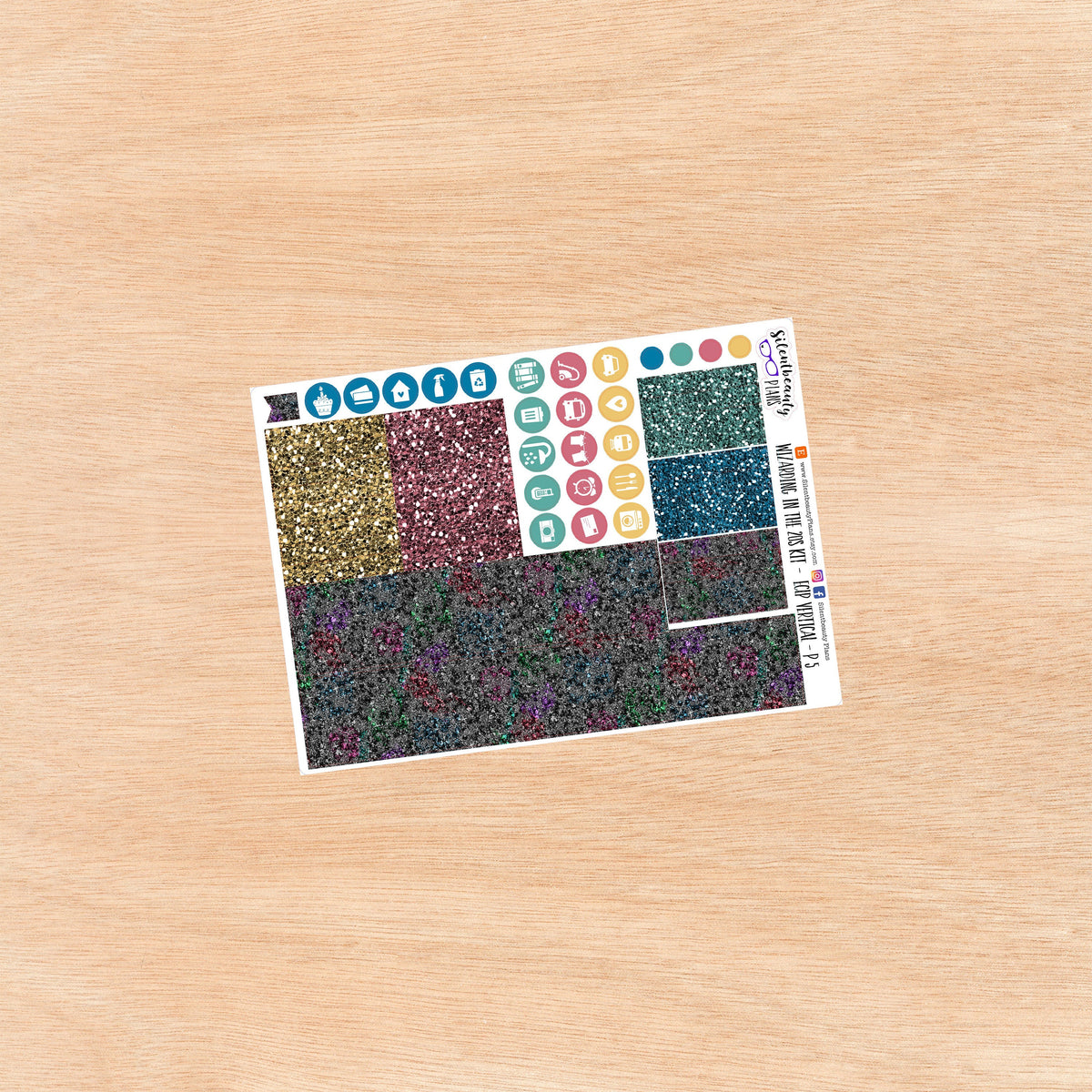 Wizarding in the 20s Sticker Kit - Standard Vertical, Vertical, Planner Stickers, UK