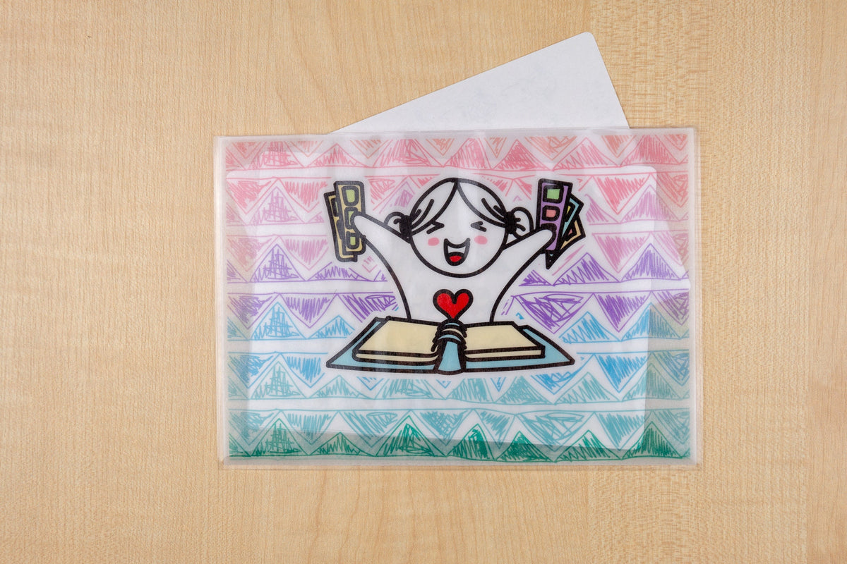 Lily Sticker Stash A6 Vellum Pouch