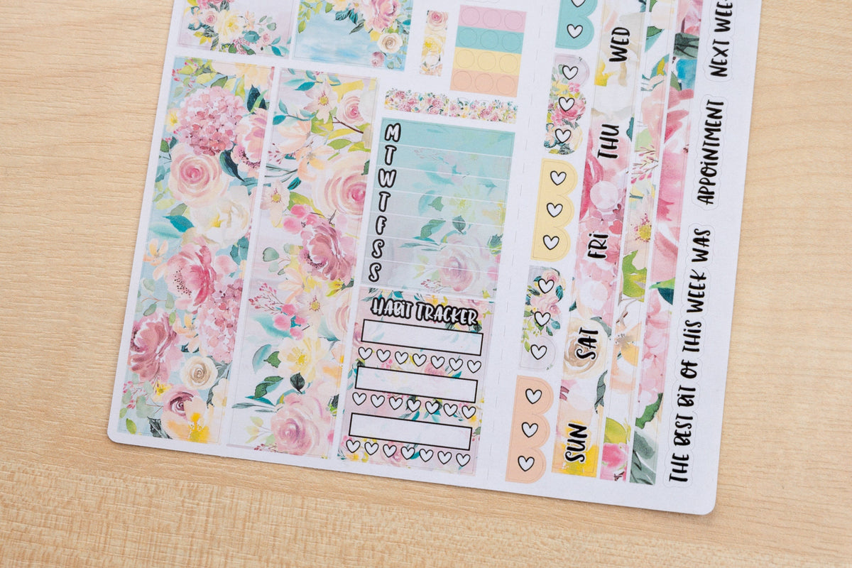 Whisper Weekly Kit - Hobonichi Weeks, Planner Stickers, UK