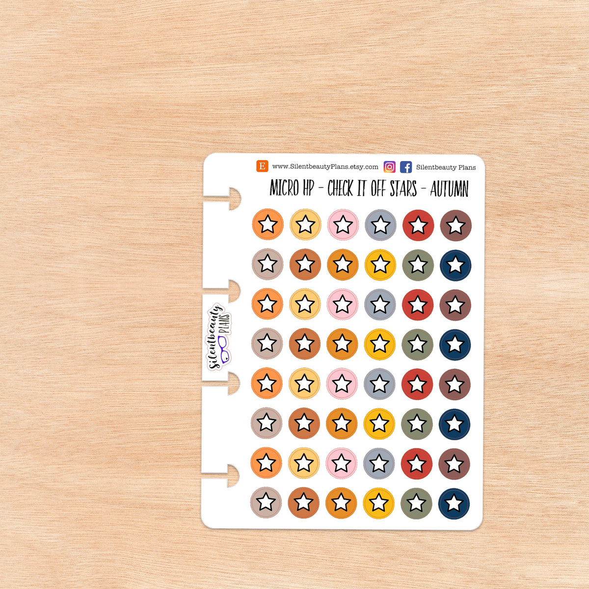 Star Check it Off Stickers | 4 Options | Micro Disc