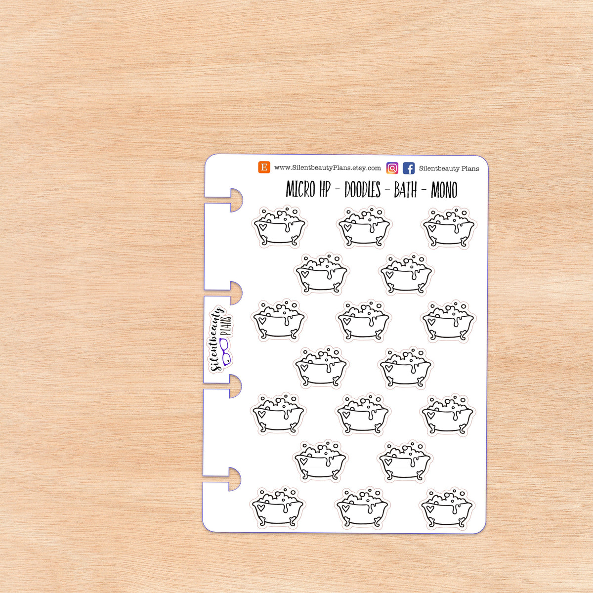 Doodle Bath| 4 Colour Options | Micro Disc