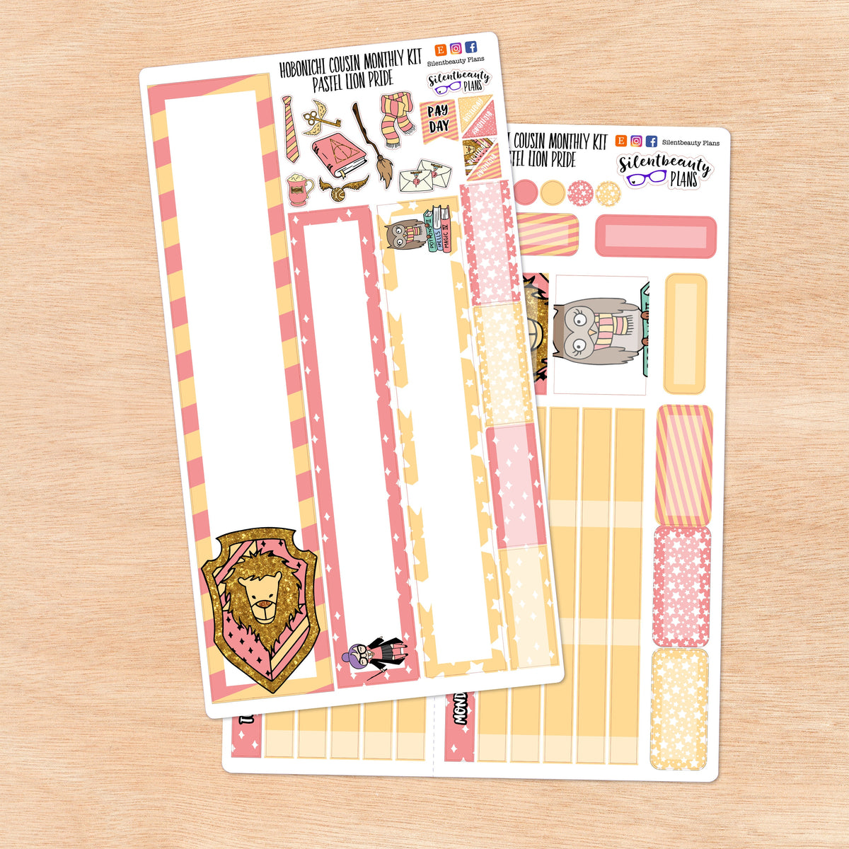 Pastel Lion Pride | Hobonichi Cousin