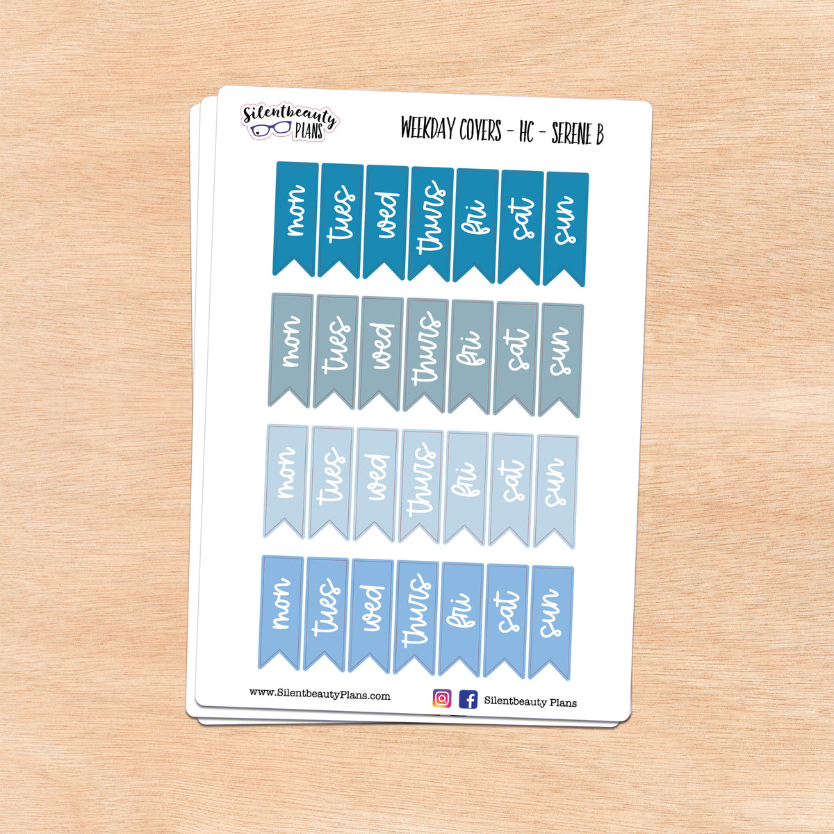 Solid Serene Day Cover Flags | 2 Options