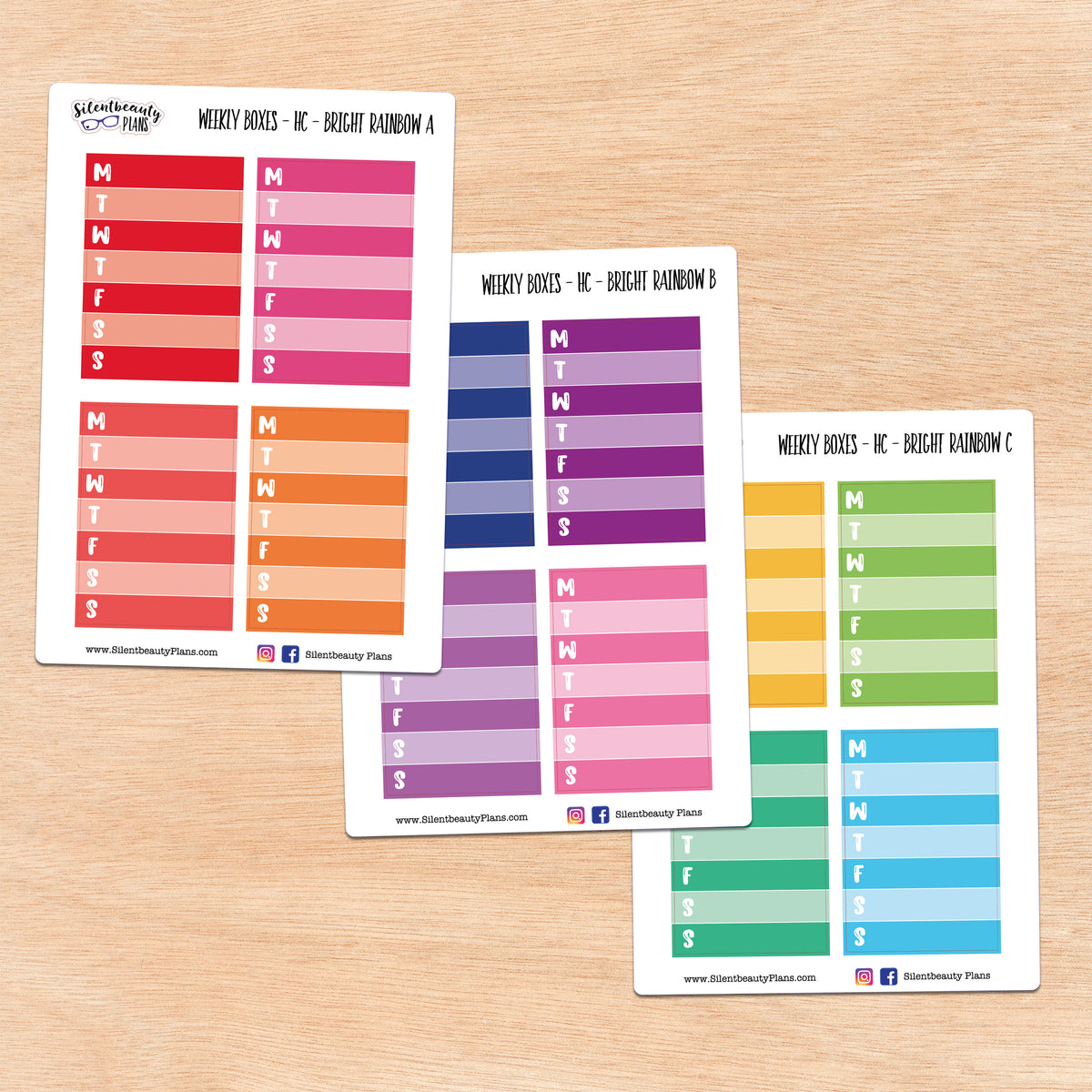 Solid Bright Rainbow Day Cover Flags | 3 Options