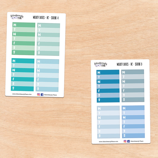 Serene Weekly Boxes | 2 Options
