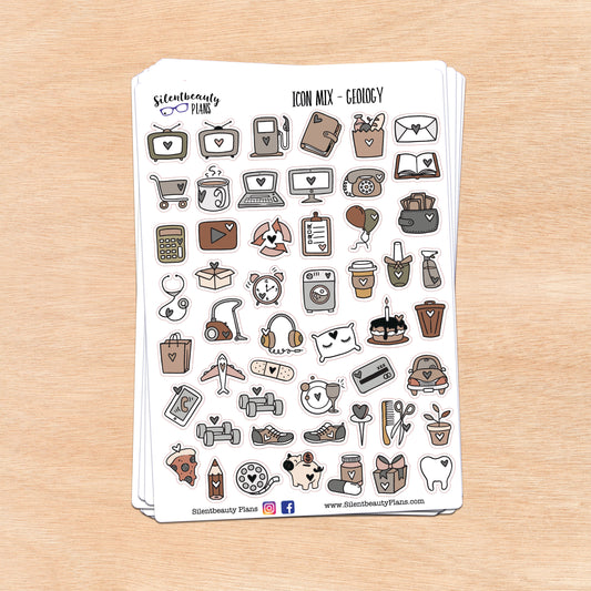 Geology Mixed Icons