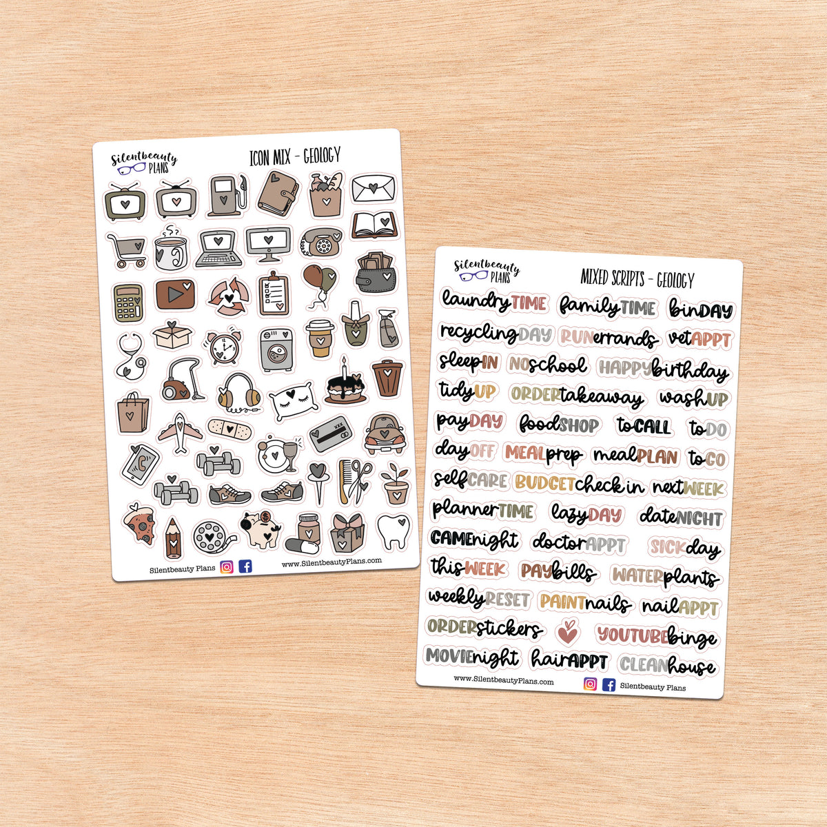 Geology Mixed Icons