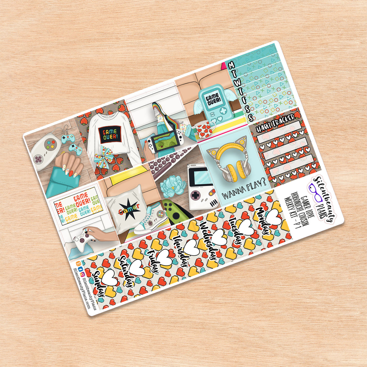 Gamer Love | Hobonichi Cousin