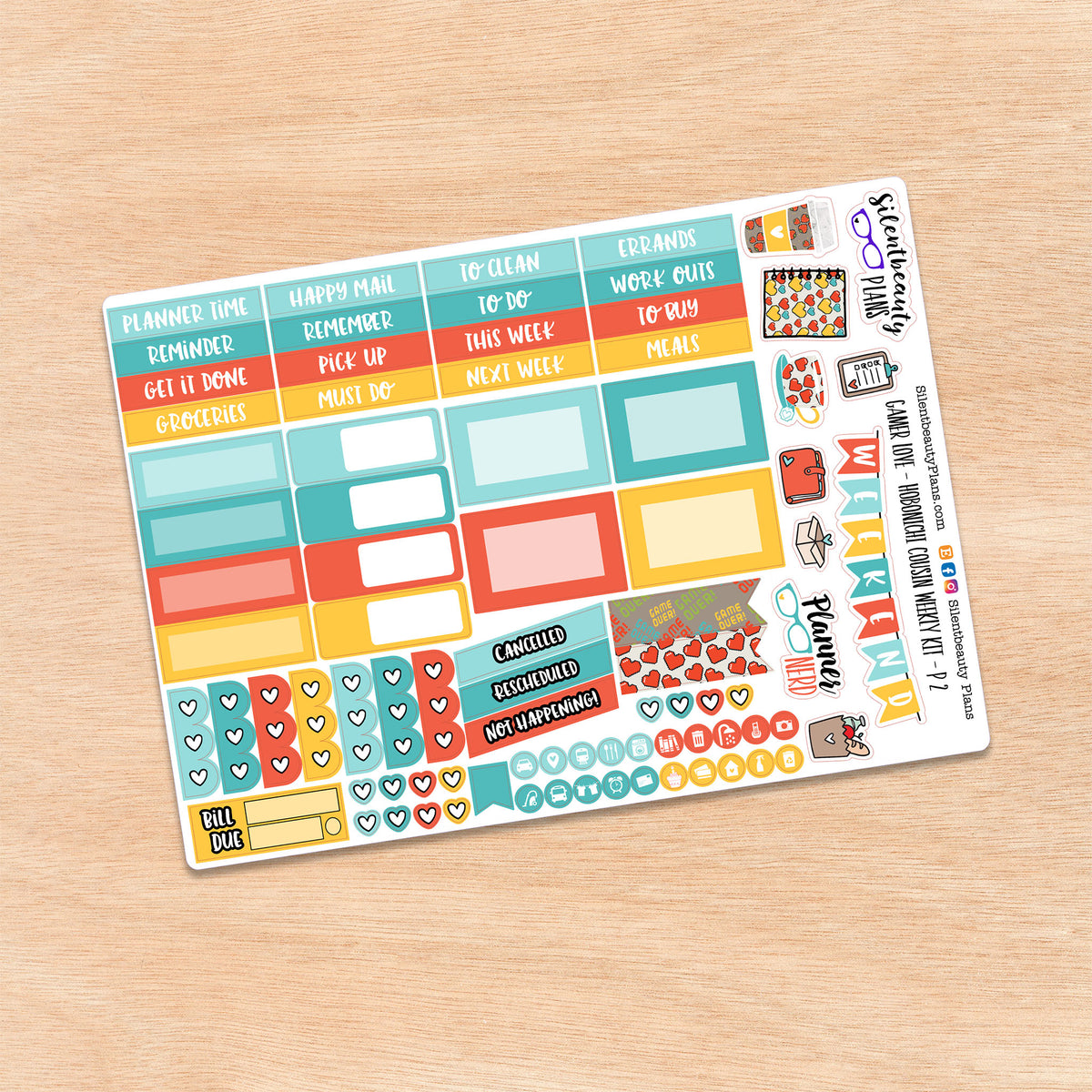 Gamer Love | Hobonichi Cousin