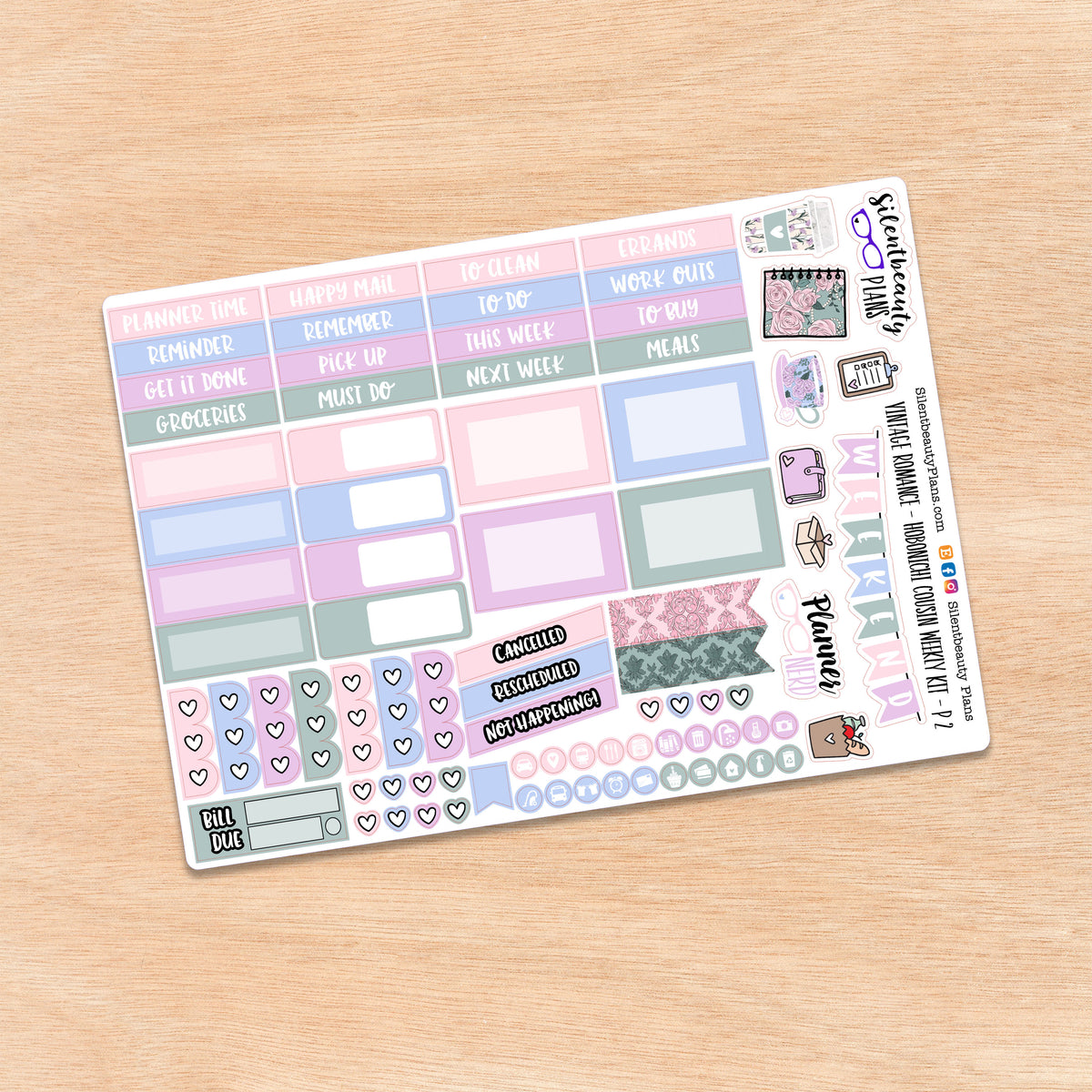 Vintage Romance | Hobonichi Cousin
