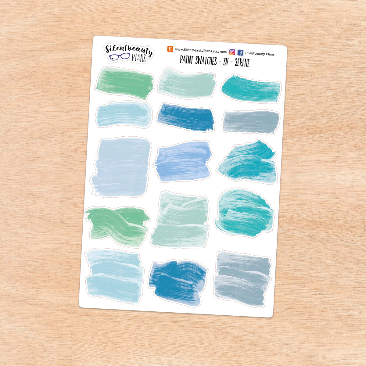 Paint Swatches | 7 Colour Options