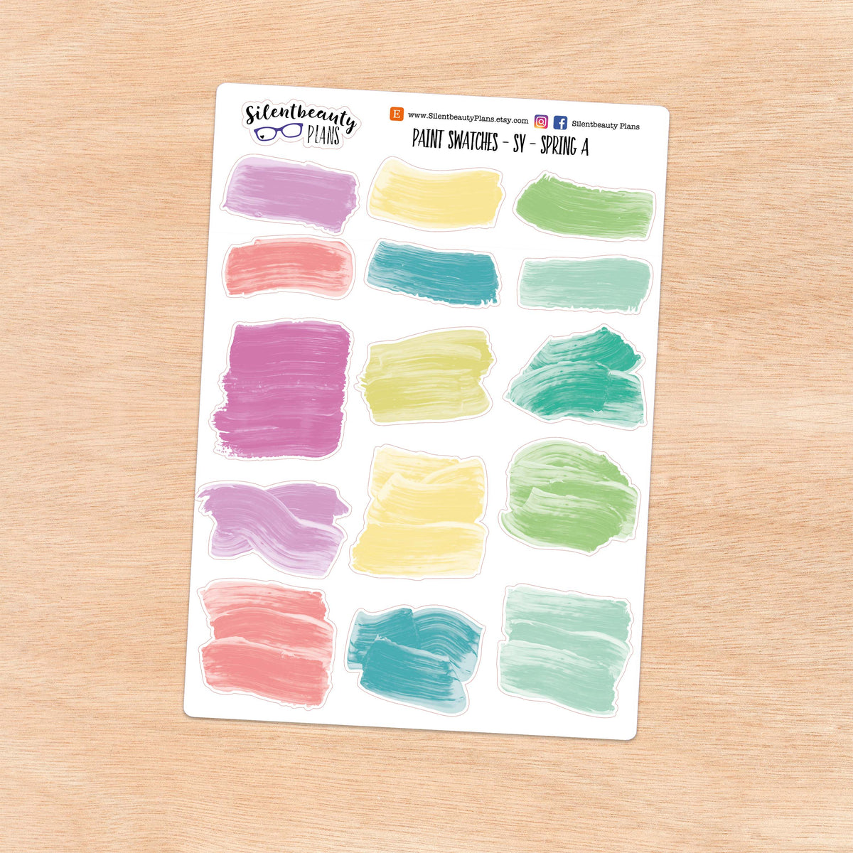 Paint Swatches | 7 Colour Options