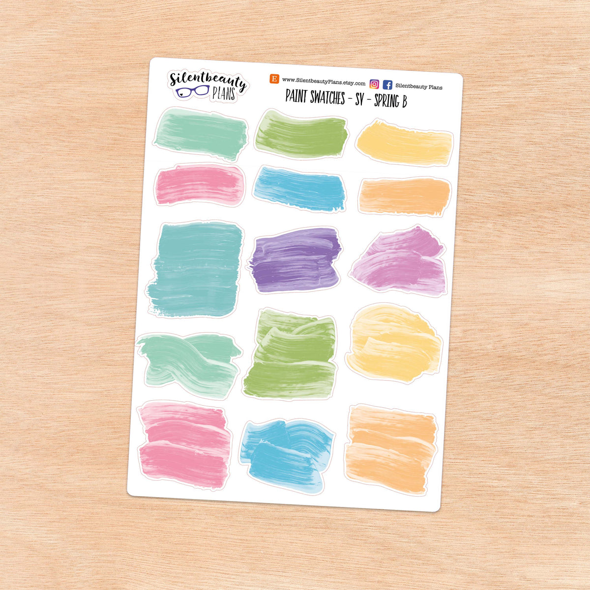 Paint Swatches | 7 Colour Options