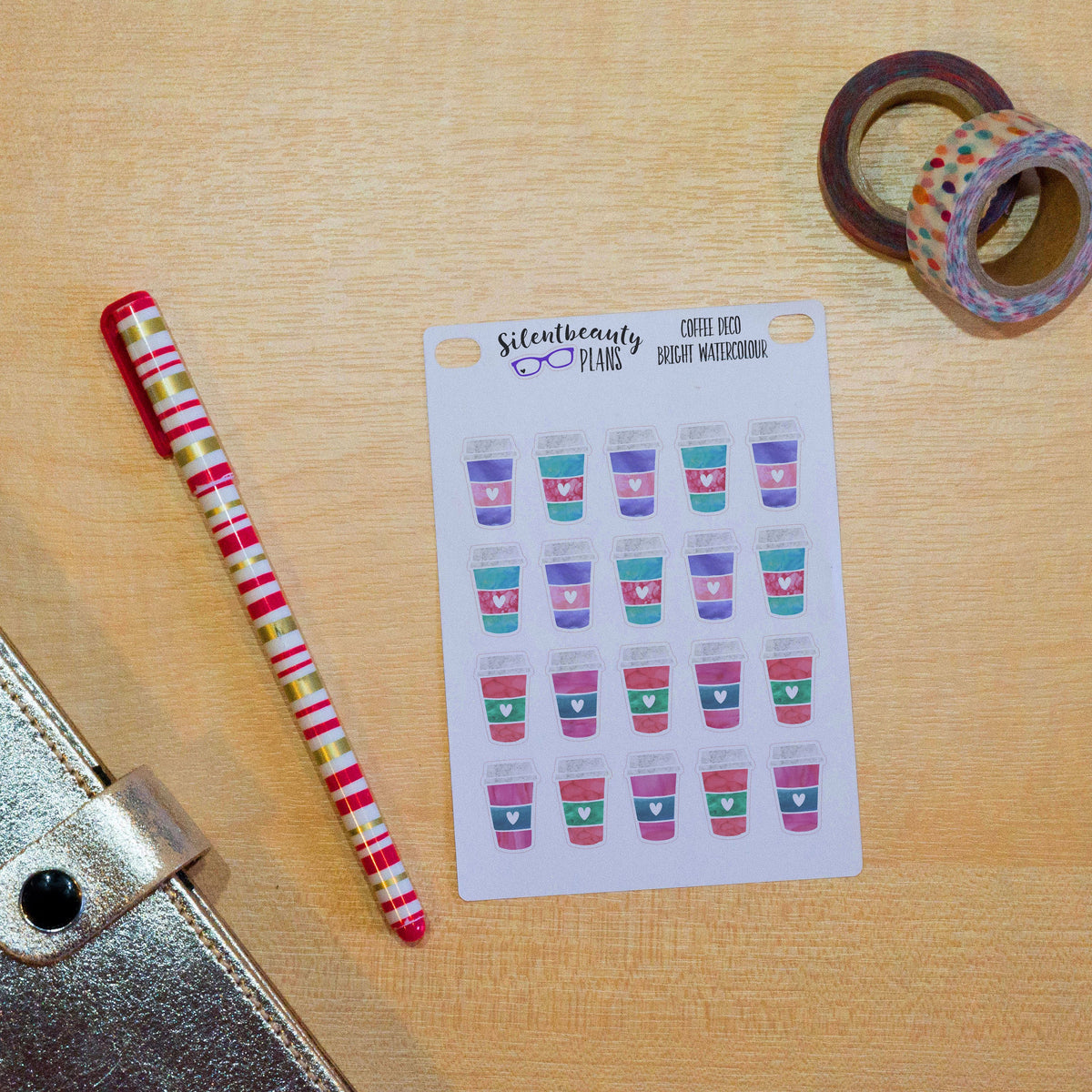 Coffee Icon Stickers - 4 Options