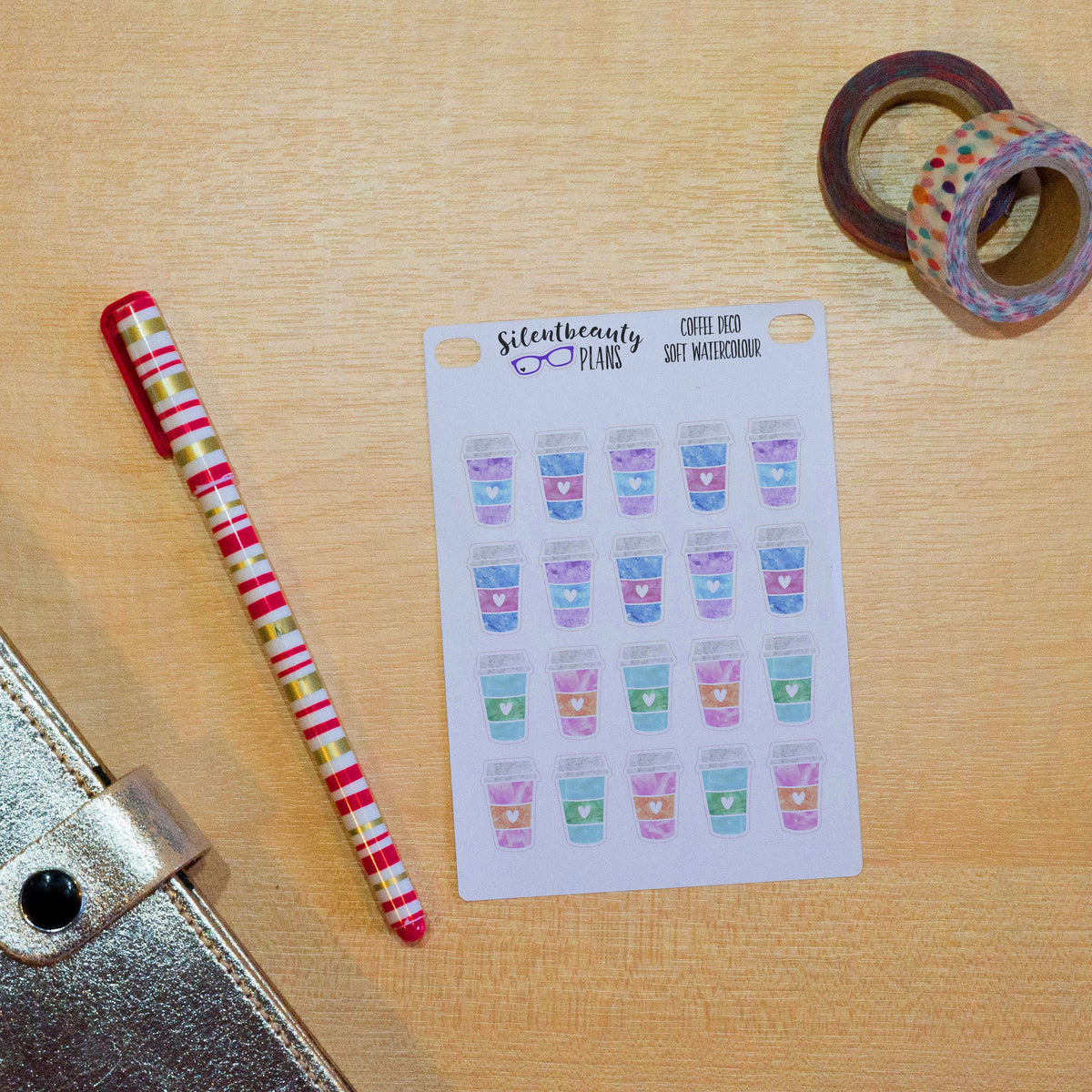 Coffee Icon Stickers - 4 Options