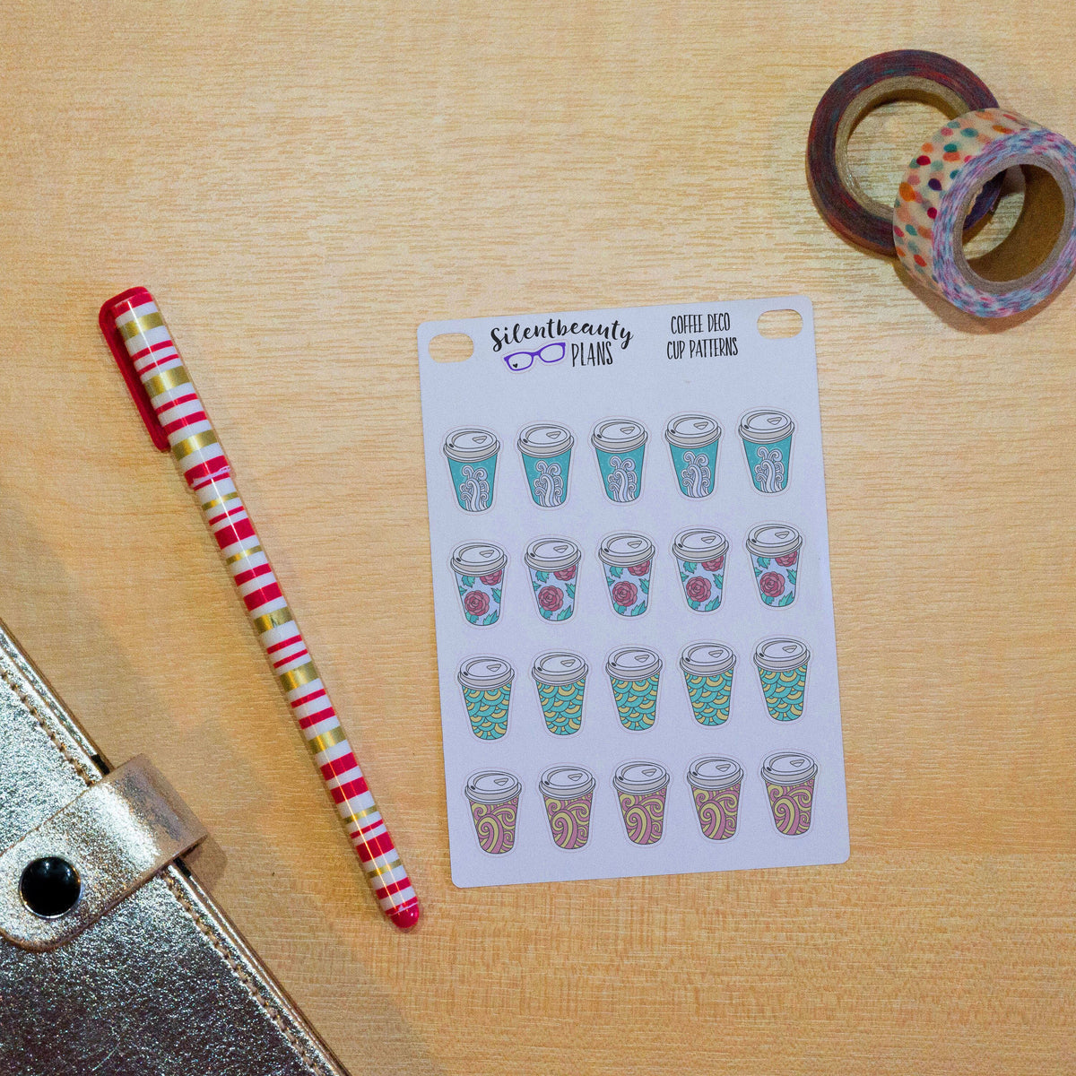 Coffee Icon Stickers - 4 Options