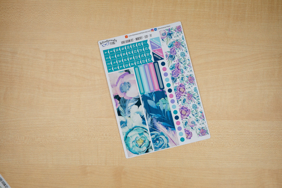 Boho Bloom | Standard Vertical | Monthly