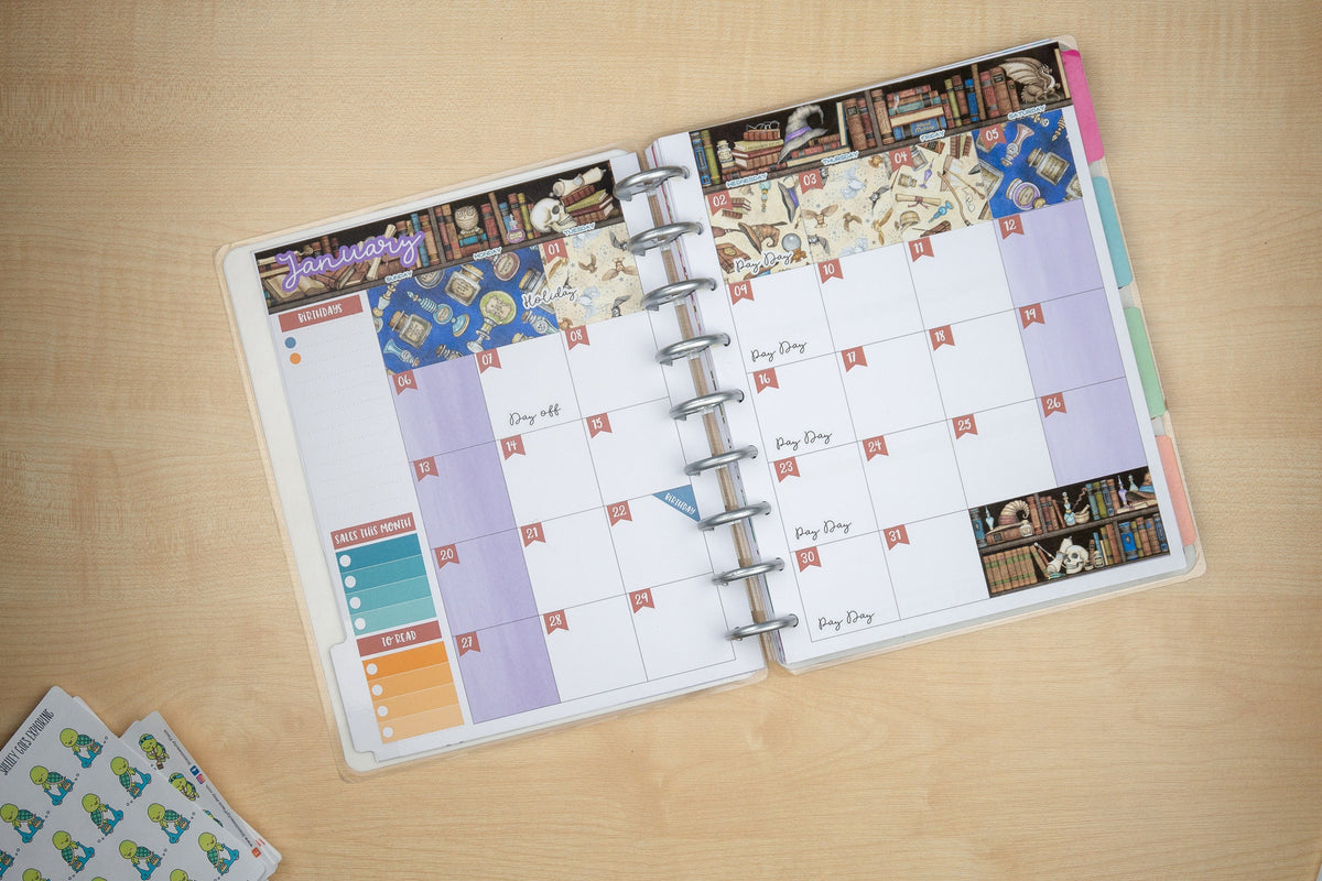 Wizarding Library- Pick your Month & Start Day