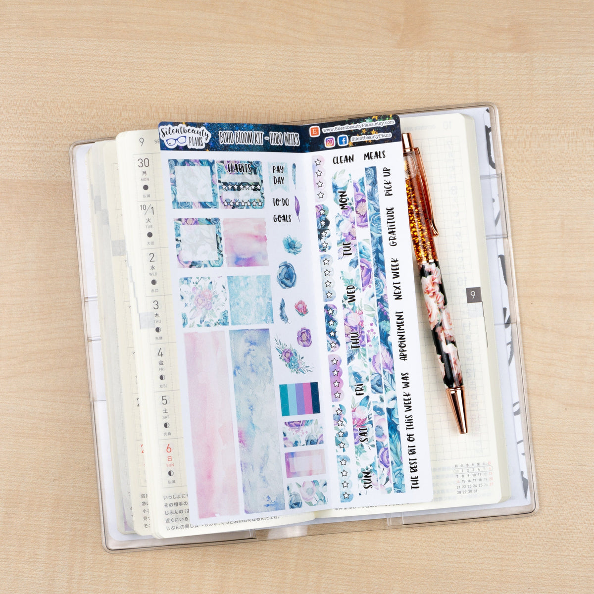 Boho Bloom | Hobonichi Weeks