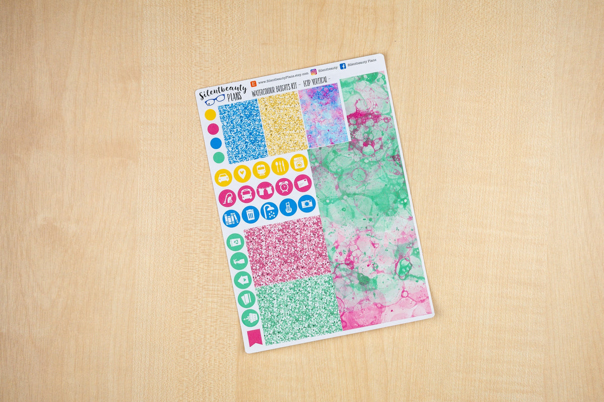 Watercolour Brights  | Standard Vertical