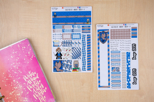 Eagle Pride Monthly Kit - Mini Happy Planner | Choose your Month -  Planner Stickers, UK