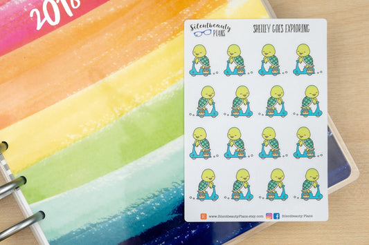 Shelley the Sea Turtle Goes Exploring  - Cute Turtle Stickers
