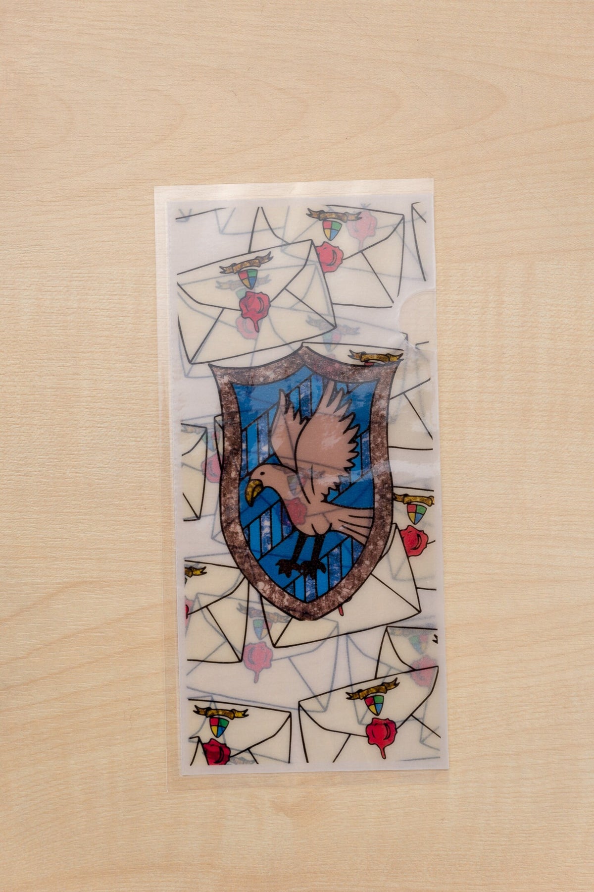 House Pride Sticker Stash Vellum Pouch | Hobo Weeks Sticker Storage | Silentbeauty Plans | UK