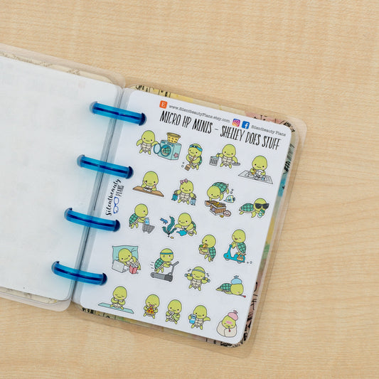 Shelley Does Stuff  - Cute Turtle Stickers | Micro Disc