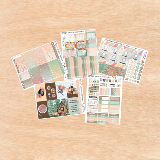 Tea with a Half-Giant Sticker Kit - Vertical Classic Happy Planner, Vertical, Planner Stickers, UK