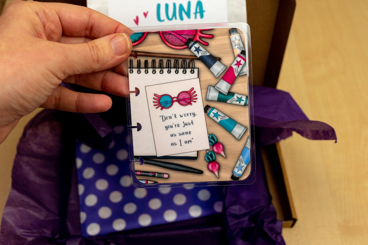 Luna Loves Planner Box | Silentbeauty Plans | Weekly Sticker Kits, Micro HP Goodies, & More