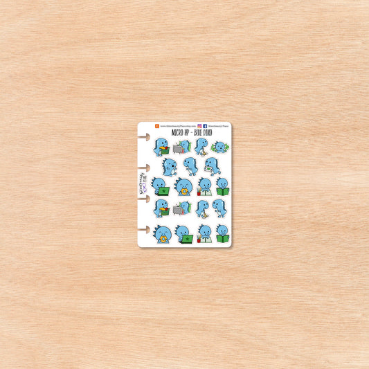 Cute Blue Dinos | Micro Disc