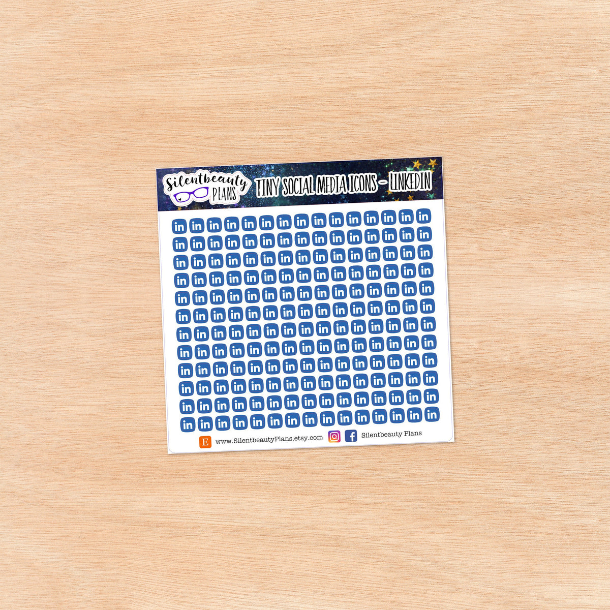 Tiny Social Media| 7 Options | 180 Stickers