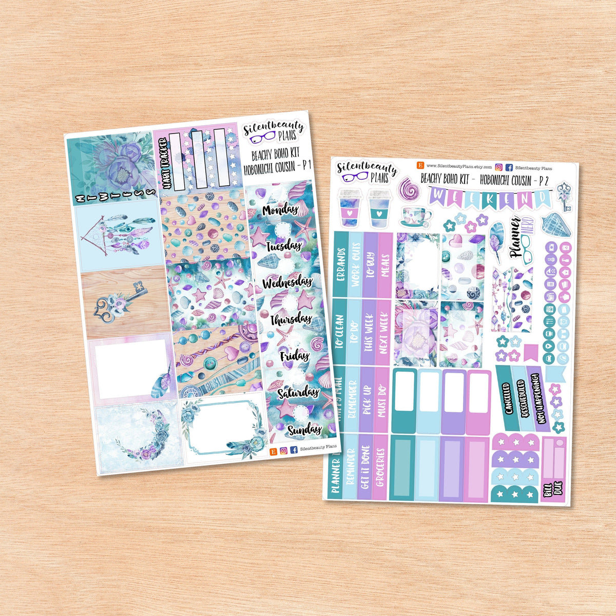 Beachy Boho | Hobonichi Cousin