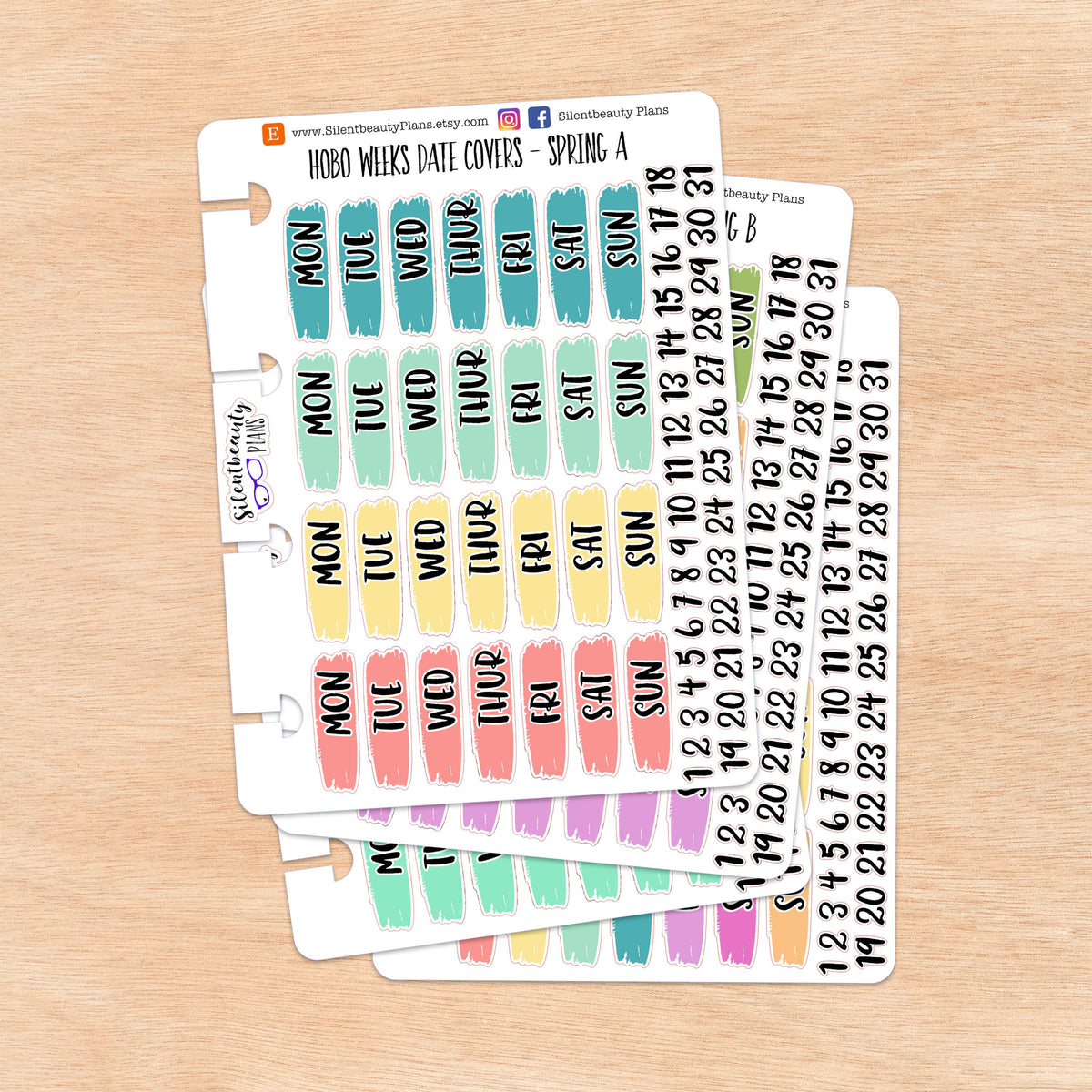 Hobo Weeks Spring Date Covers | 4 Options