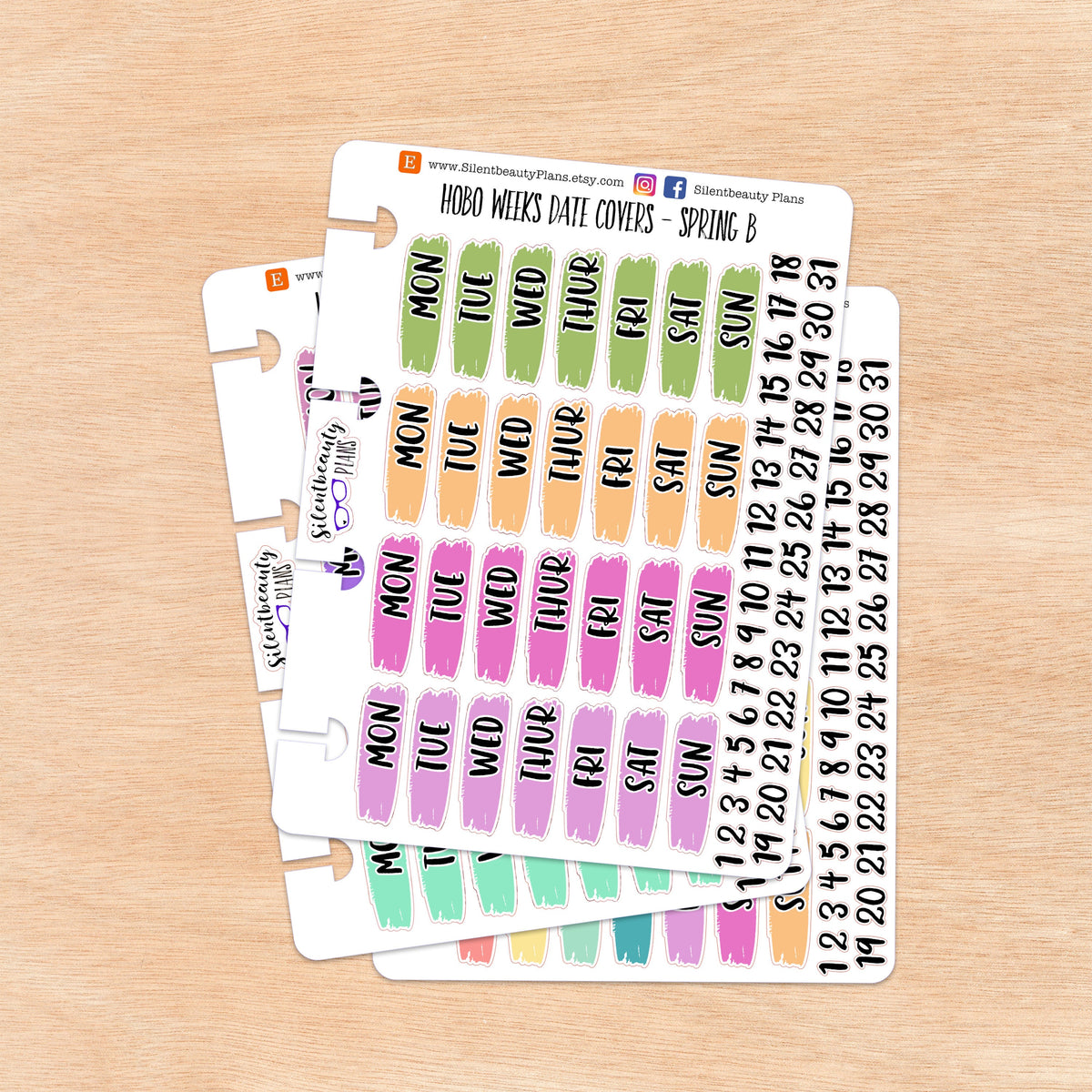 Hobo Weeks Spring Date Covers | 4 Options