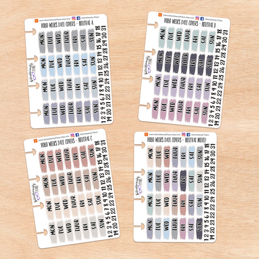 Hobo Weeks Neutral Date Covers | 4 Options