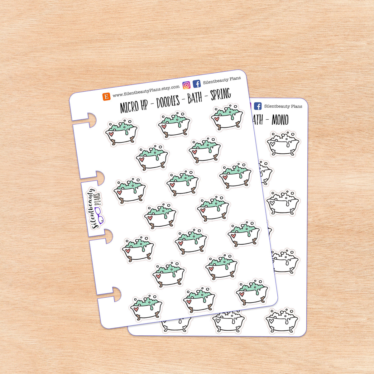Doodle Bath| 4 Colour Options | Micro Disc