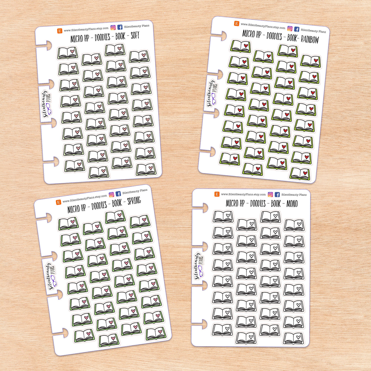 Doodle Books | 4 Colour Options | Micro Disc