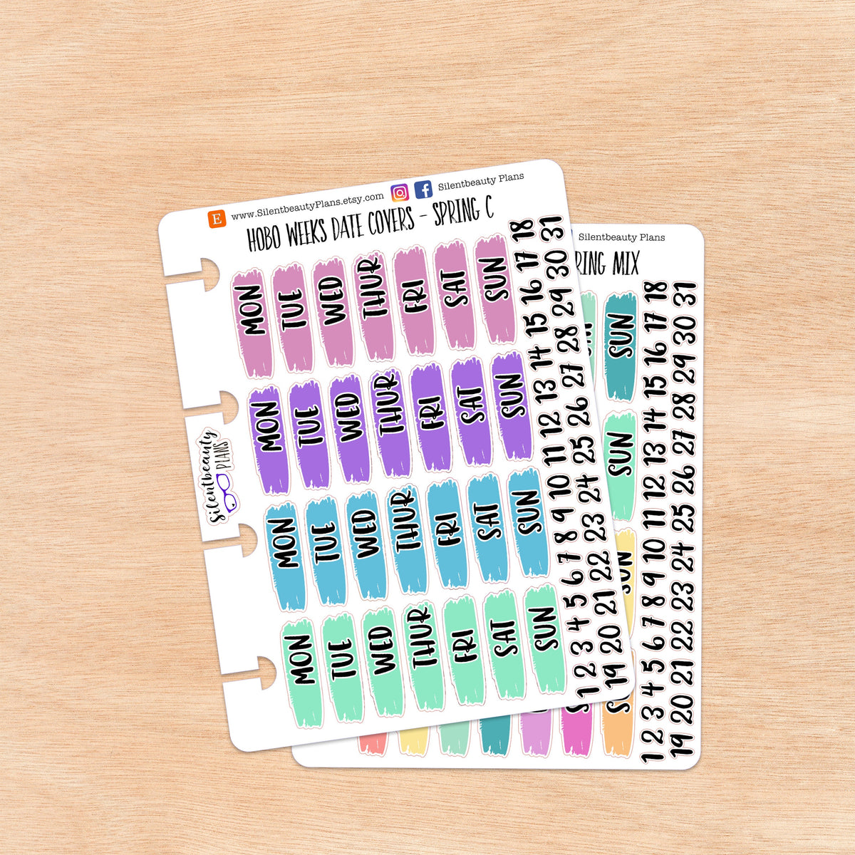 Hobo Weeks Spring Date Covers | 4 Options
