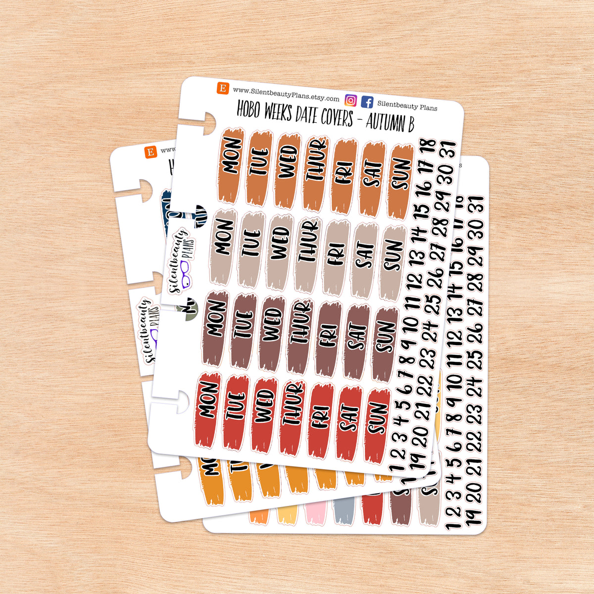 Hobo Weeks Autumn Date Covers | 4 Options