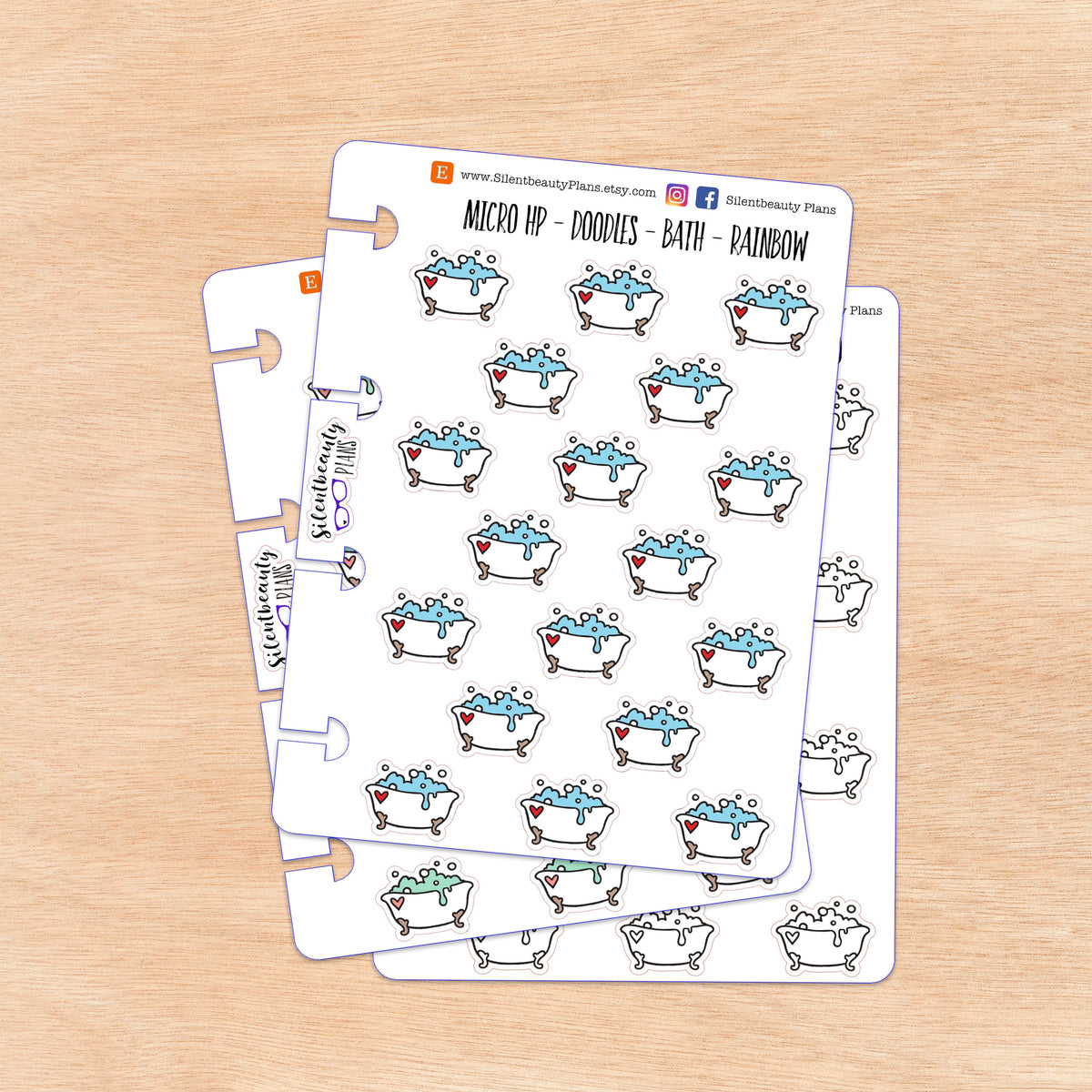 Doodle Bath| 4 Colour Options | Micro Disc