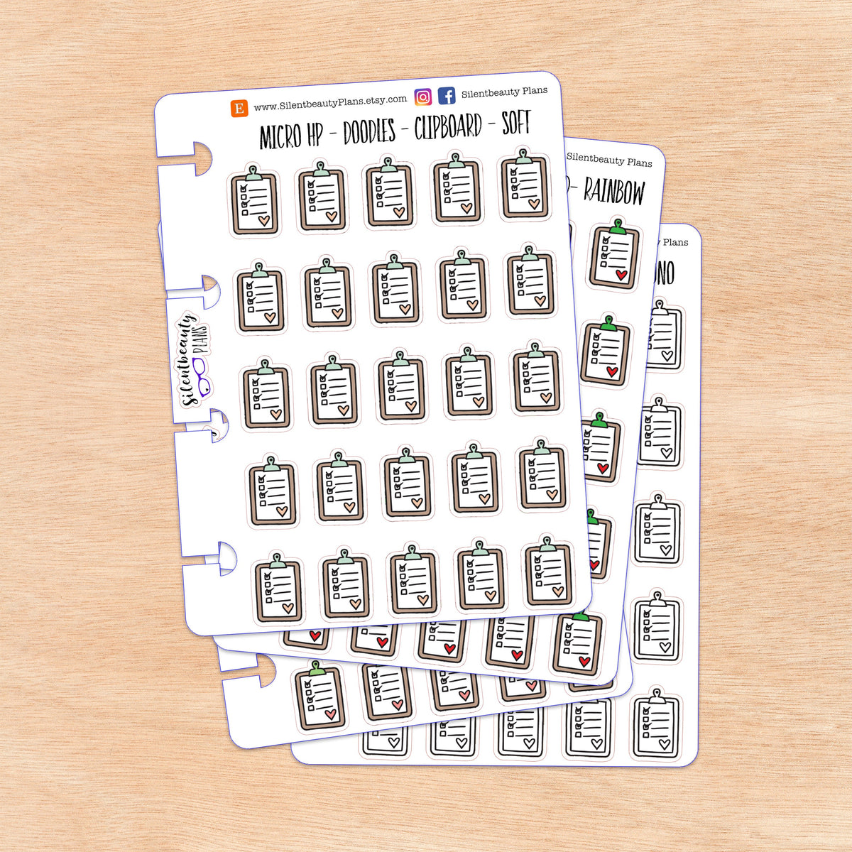 Doodle Clipboard | 4 Colour Options | Micro Disc
