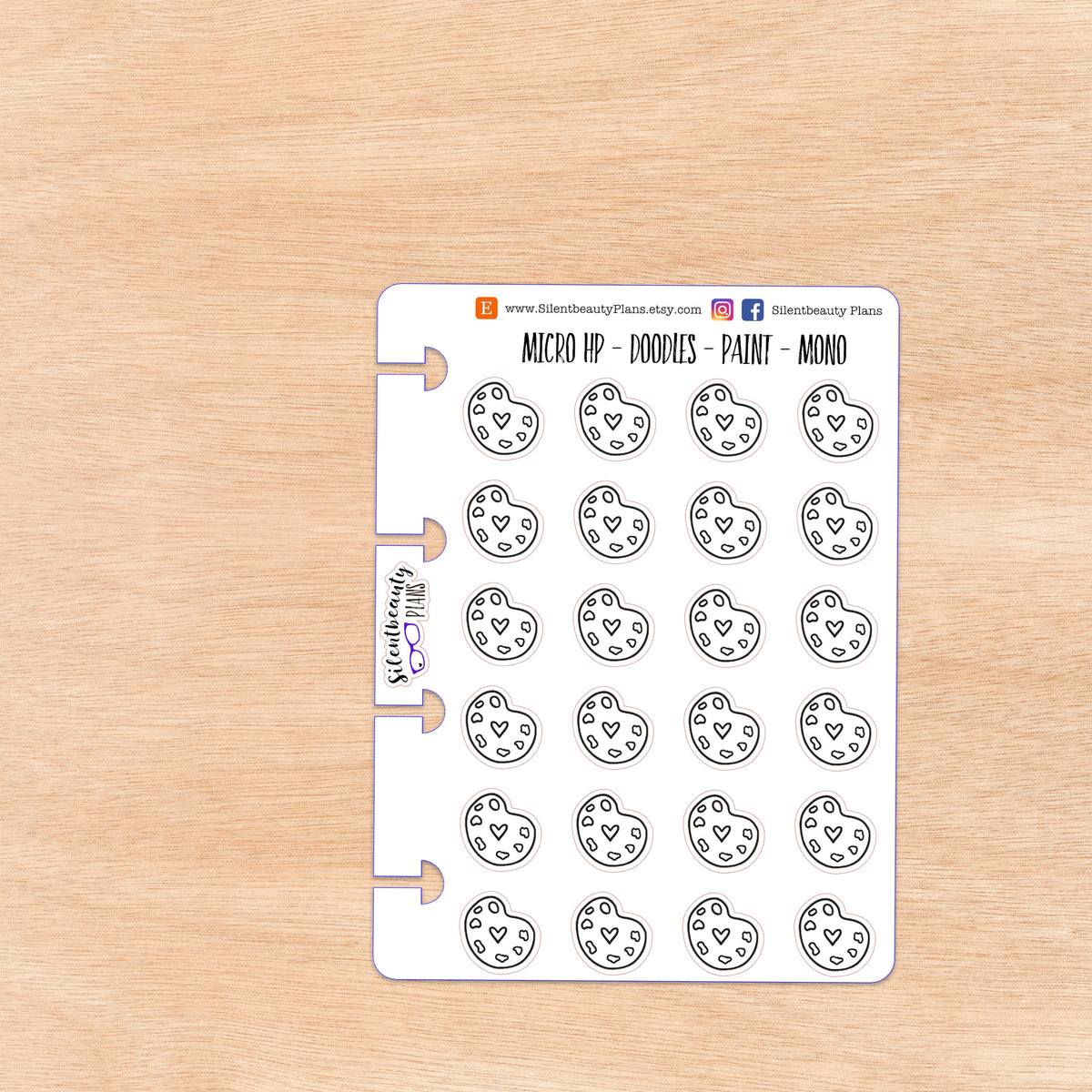 Doodle Paint - Palette | 4 Colour Options | Micro Disc