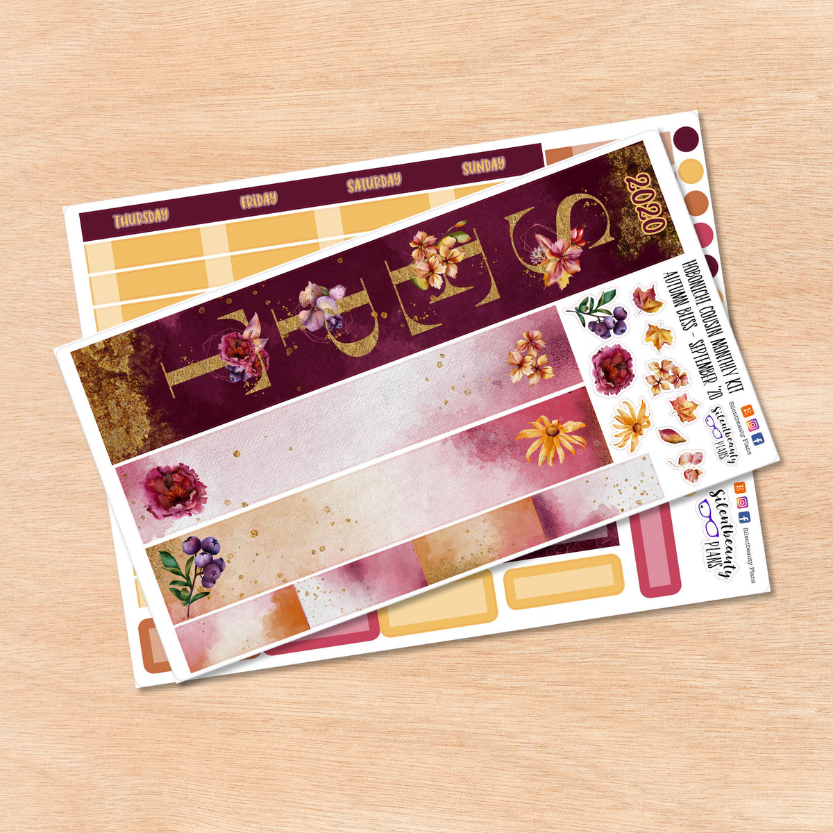 Autumn Bliss | Hobonichi Cousin | Monthly