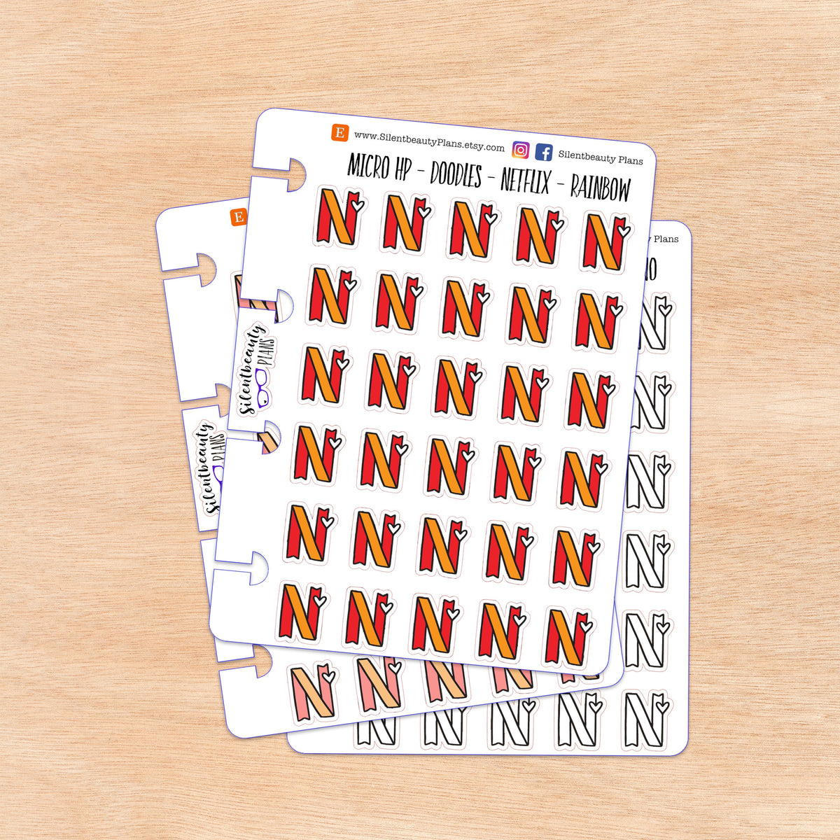 Doodle Netflix Time  | 4 Colour Options | Micro Disc