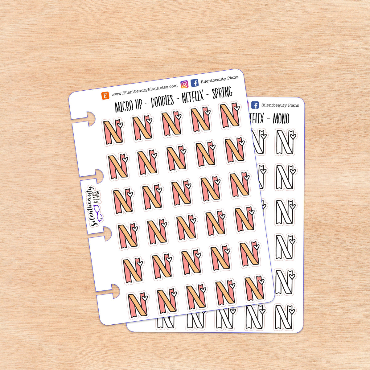 Doodle Netflix Time  | 4 Colour Options | Micro Disc