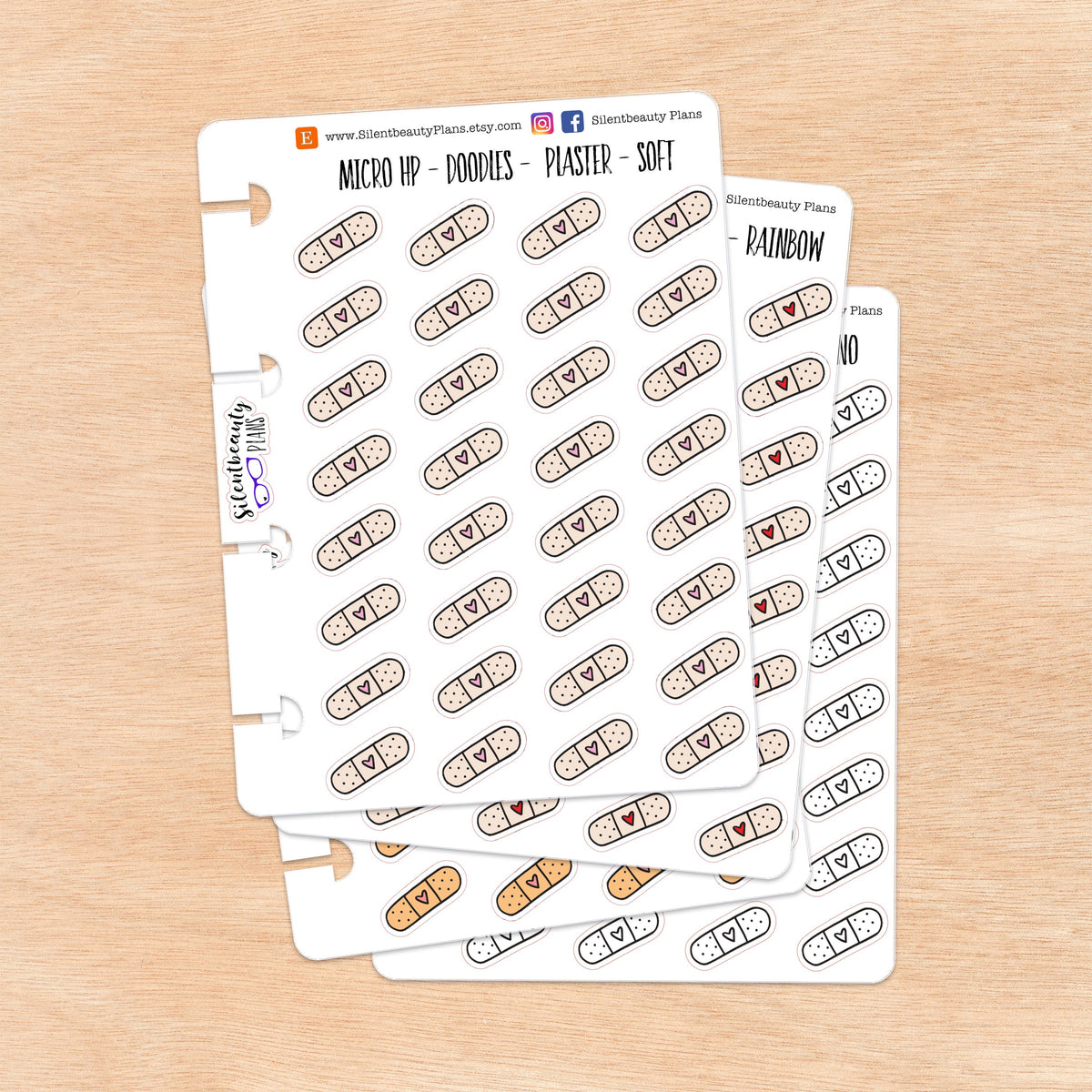 Doodle Bandage - Plaster | 4 Colour Options | Micro Disc